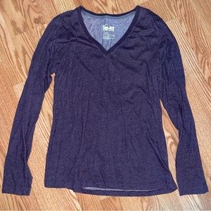 Nike purple dri-fit long sleeve t-shirt